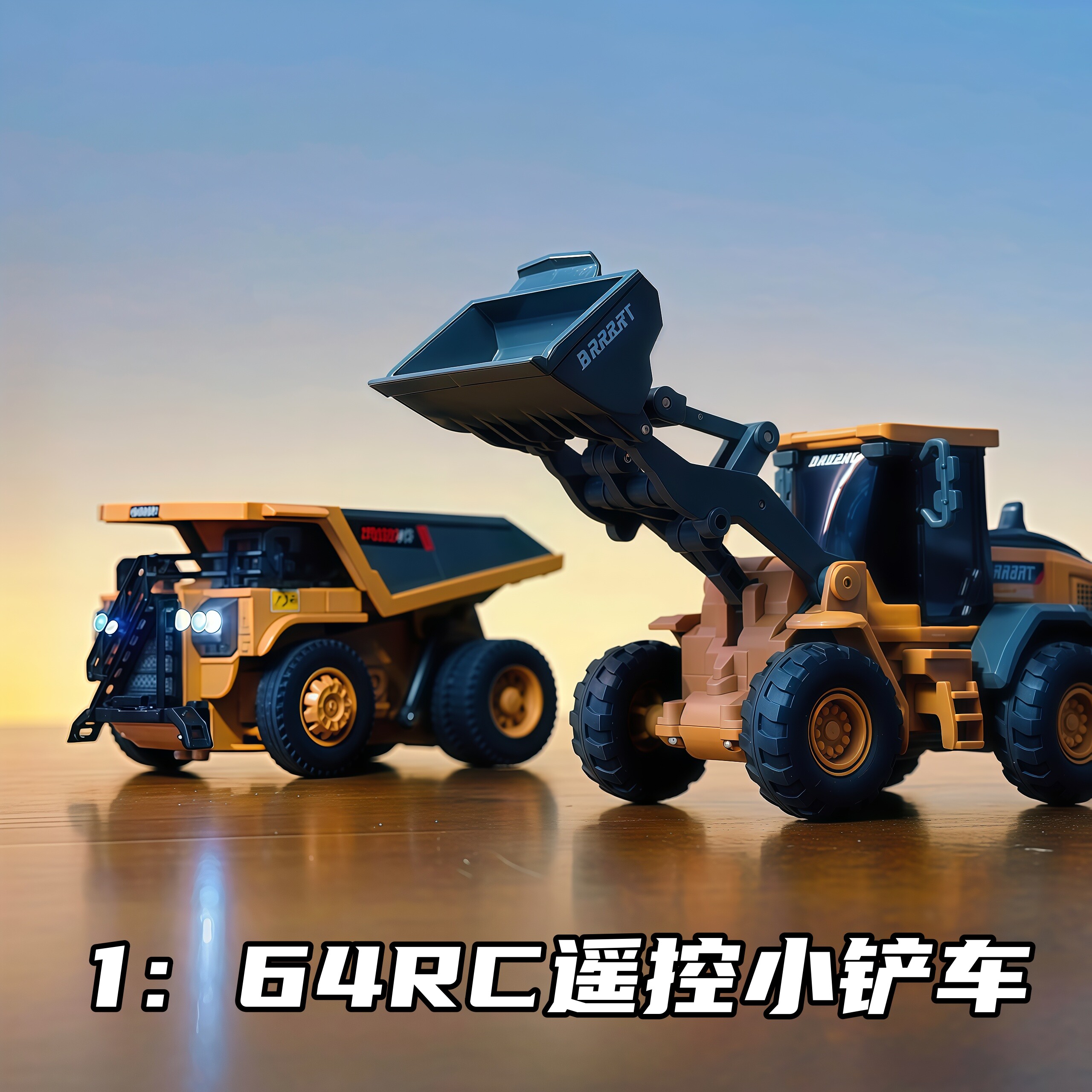 164迷你合金遥控小铲车图片