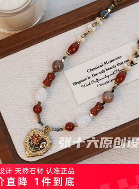 张十六原创钛钢花园项链