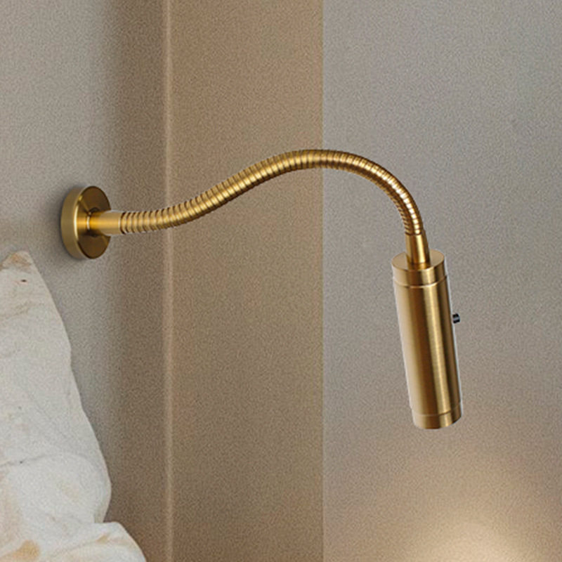 工程款明装灯头按压开关酒店客房卧室床头LED阅读壁灯 壁灯高级感