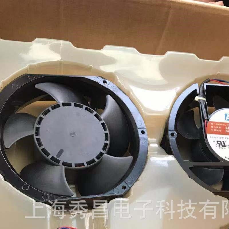 现货台湾AVC风机DATA1551B24U 进口17251 24V 1.10A 3线全新滚珠