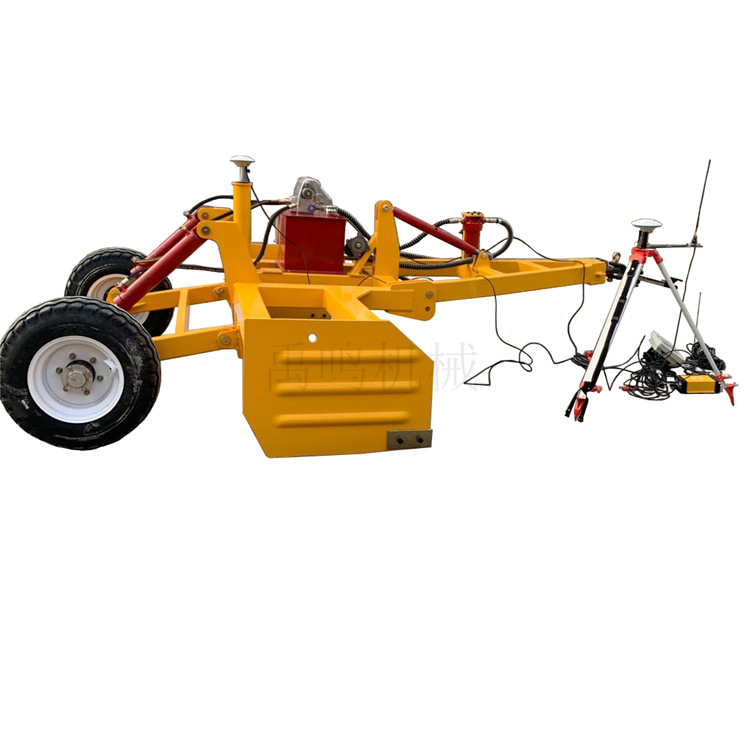 自带调坡功能的卫星平地机 大马力拖拉机液压牵引土地找平刮平机