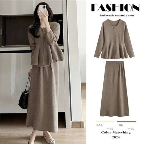 深冬装搭配一整套毛衣针