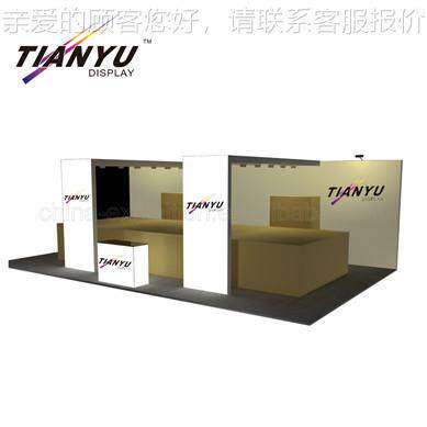 会产展台 展台布置XRG 展销广告台生设搭建 可重计复使用