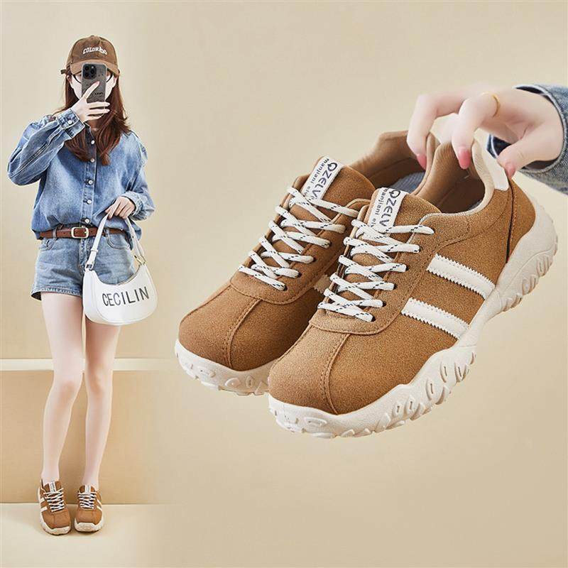 福建晋江品牌女鞋2026新款女士帕拉鞋运动休闲鞋厚底增高老爹鞋子