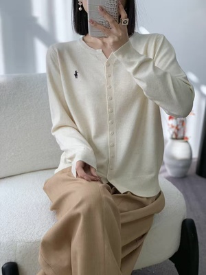 春季新款女装2026年韩系高级感气质毛衣长袖针织开衫修身外套上衣