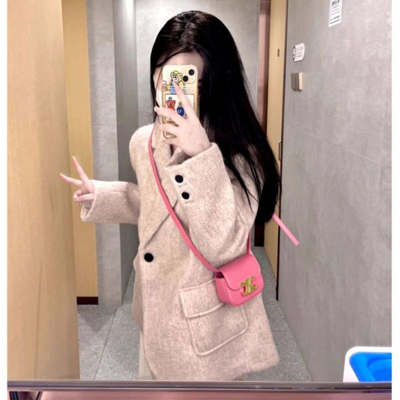 西装呢子大衣女2025秋冬新款美