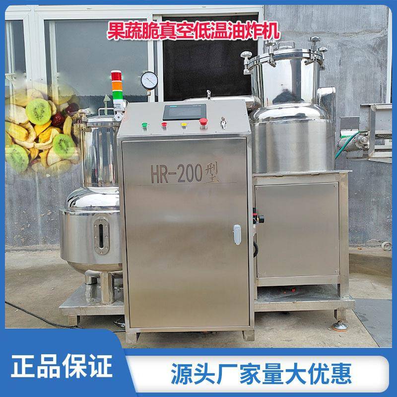 商用小型真空低温油炸机笋条果蔬肉油炸机菠萝蜜香蕉脆油炸机器