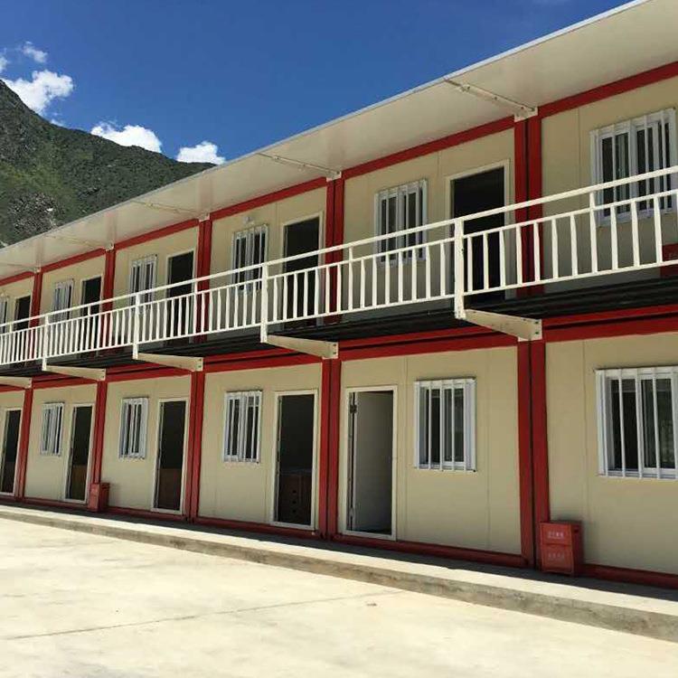 跨境直供集装箱房打包箱工人宿舍房简易快拼集装箱活动板房