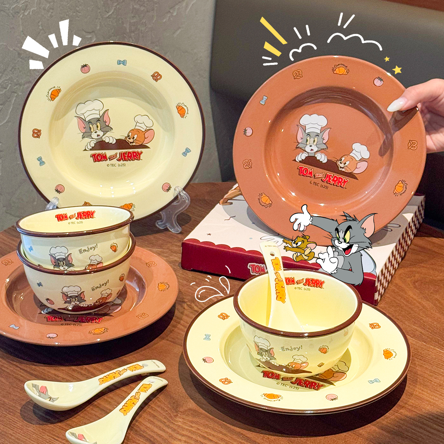 【猫和老鼠联名】陶瓷餐具高颜值