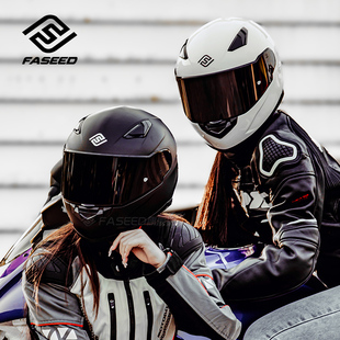FASEED头盔法赛德摩托车全盔816复古盔情侣3C街盔夏季 防雾旗舰店