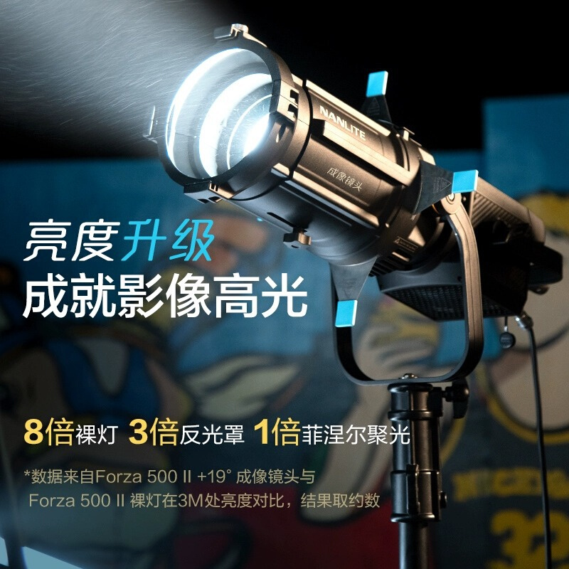 Nanlite南光Forza60专用成像镜头摄影艺术创意造型保荣卡口束光筒