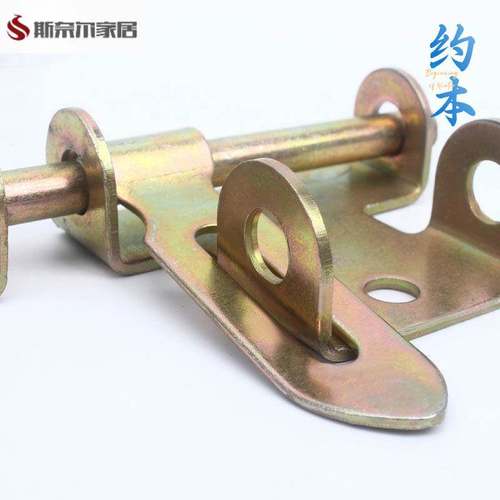 大门栓焊接铁门栓大门双开门左右门扣老式门锁门栓子门扣铁门插销