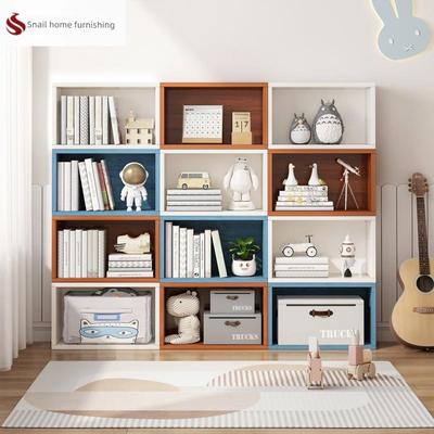 格子柜自由组合简易飘窗储物柜北欧落地多层收纳柜书柜展示柜摆件