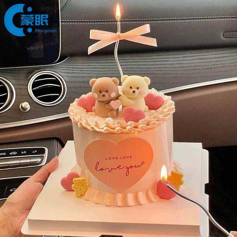情人节蛋糕插件情人节蛋糕装饰立体爱心抱抱熊摆件2026情侣告白LO,节庆用品/礼品,节日装扮用品,淘宝优惠券,粉丝福利购,淘宝优惠卷