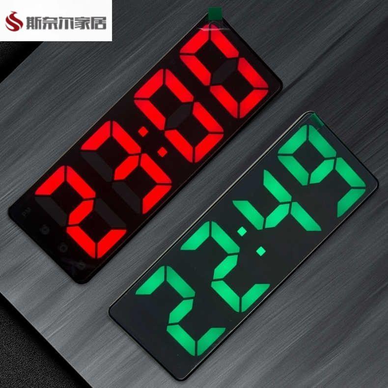 led数字时钟电子表摆台式桌面夜光静音卧室简约大字时间显示器