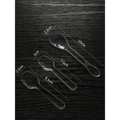一次性小勺子塑料冰淇淋酸奶果冻单独包装迷你试吃星球杯布丁勺子