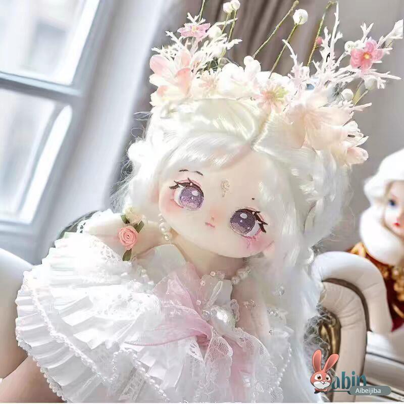 棉花娃娃人形玩偶20cm原创可换装公仔毛绒玩具送女孩礼物送小裙子