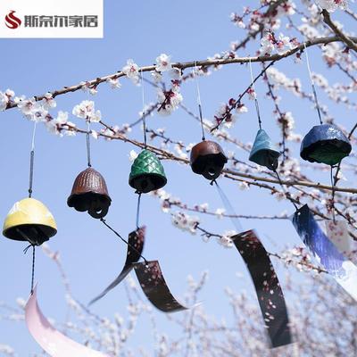 风铃户外铸铁庭院阳台挂饰和风门铃铛日式生日礼物露营天幕铃挂件
