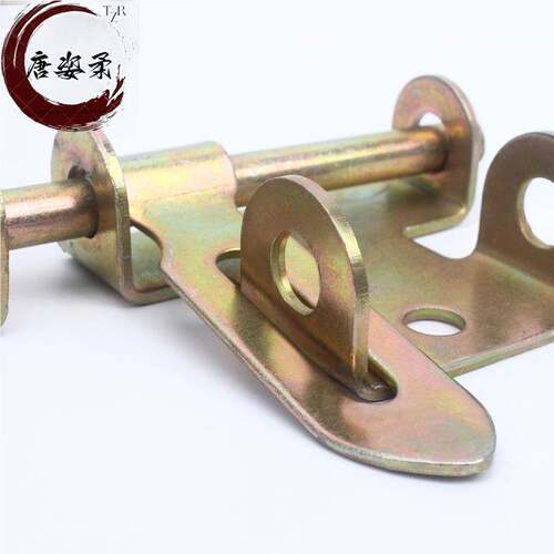 大门栓焊接铁门栓大门双开门左右门扣老式门锁门栓子门扣铁门插销