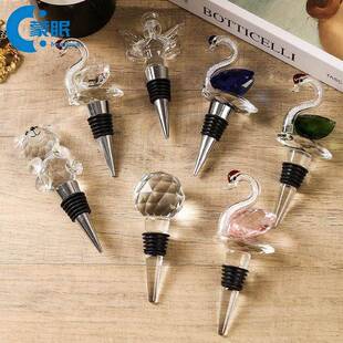 酒塞创意可爱红酒瓶塞酒塞葡萄酒塞水晶球酒具塞子小熊酒塞天使密