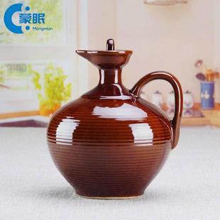 家用酒壶小酒壶酒坛子陶瓷土陶泡酒罐家用白酒仿古散装密封古典中
