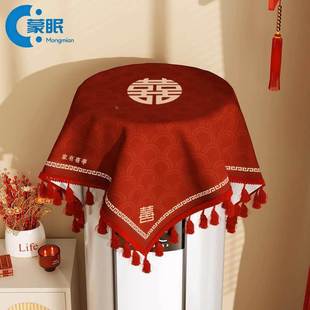 立地式空调防尘罩空调防尘罩中古风结婚立式空调防尘罩新中式婚礼