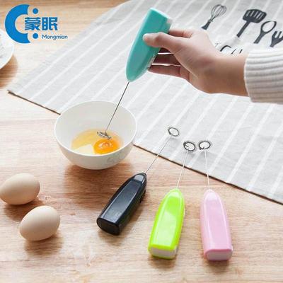 电动打蛋器不锈钢厨房烹饪烘焙迷你奶油打发器电动搅拌器咖啡