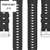 1200 1300 适用卡西欧3299小方块AE A168快拆硅胶手表带 18mm