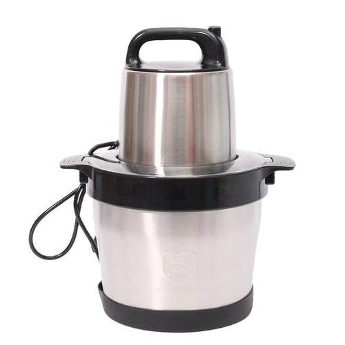 6L不锈钢绞肉机双速电动绞肉机家用大容量料理机绞菜器打蒜泥神器