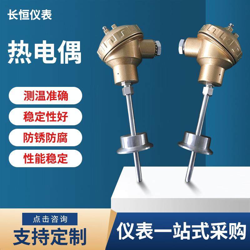 厂家K型铠装热电偶耐高温PT100温度传感器感温探头热电阻