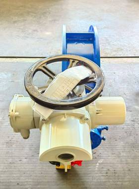 电动通风蝶阀D941W配智能型阀门电动装置KND-FZ/T系列