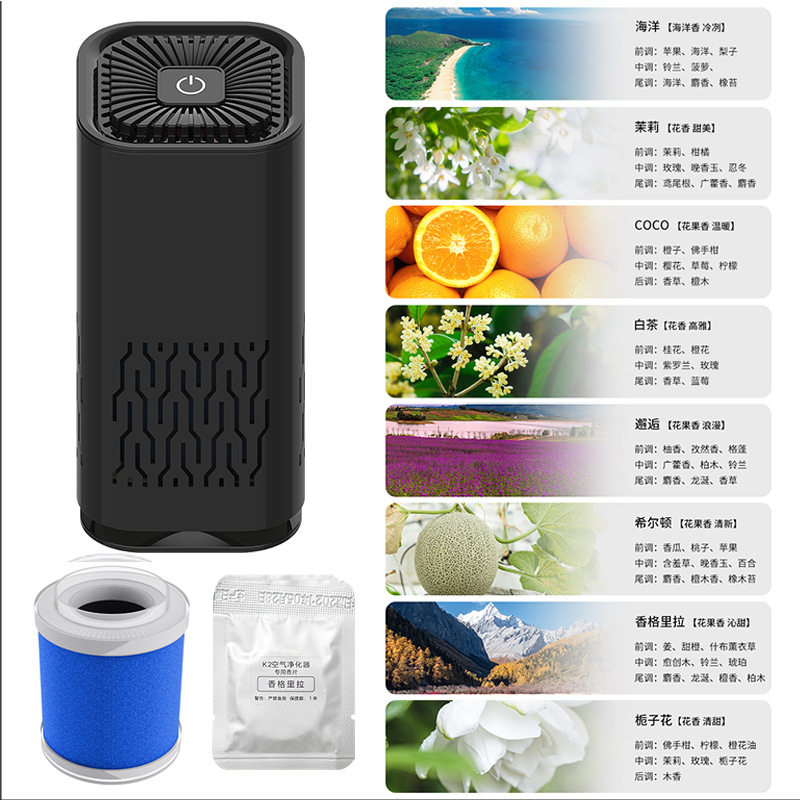 车载空气净化器清新空气净化器车内除臭除异味车载净化器