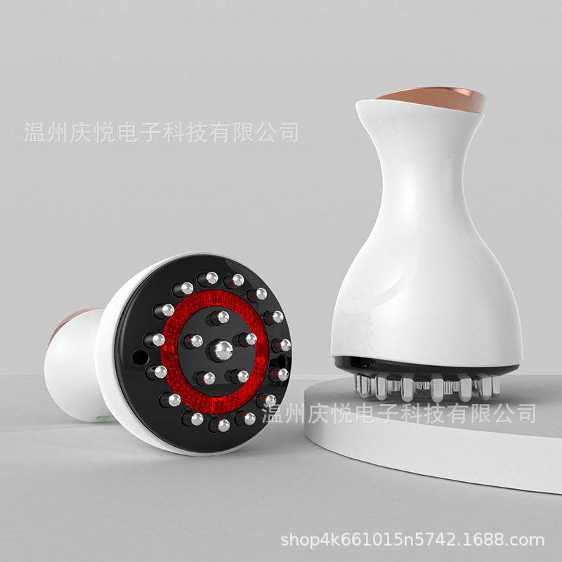 疏通经络放松智能家用揉腹经络刷肩颈震动红光疏通温热仪全身按摩