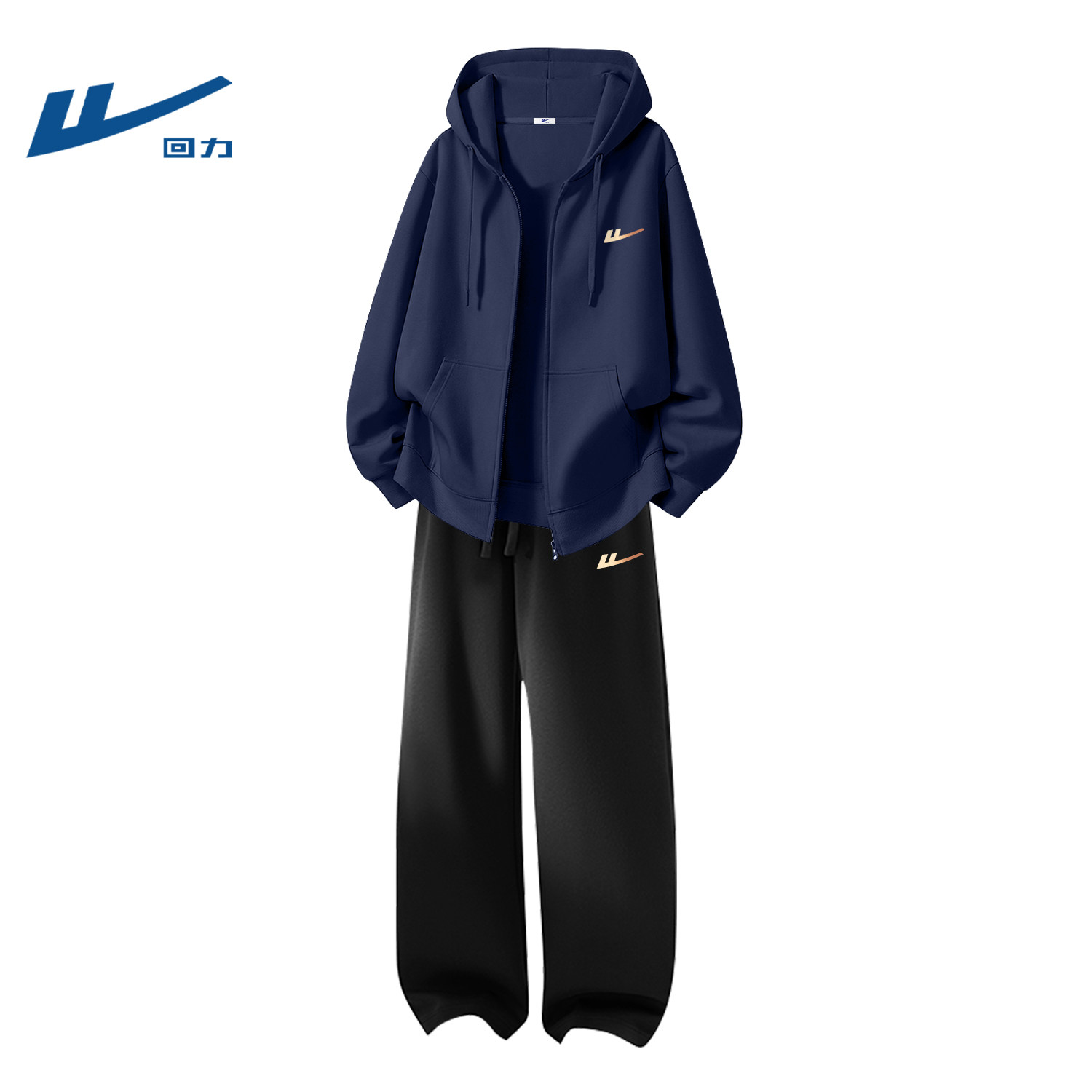 回力运动套装男款休闲春季上衣裤子两件套青少年春装衣服一整套男