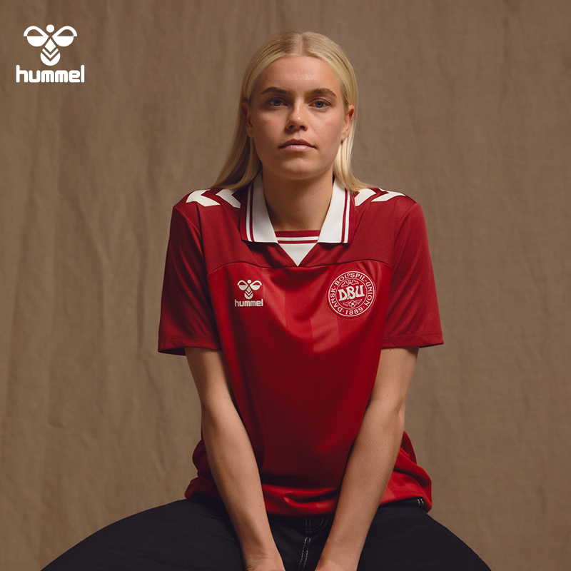 hummel2025丹麦女足国家队短袖
