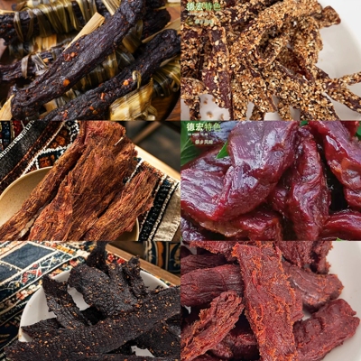 云南德宏特产五香手撕牛肉