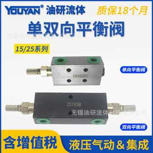 SPHY 15160A液压15220AF单向25160A双向25220B平衡阀25330BF H12L