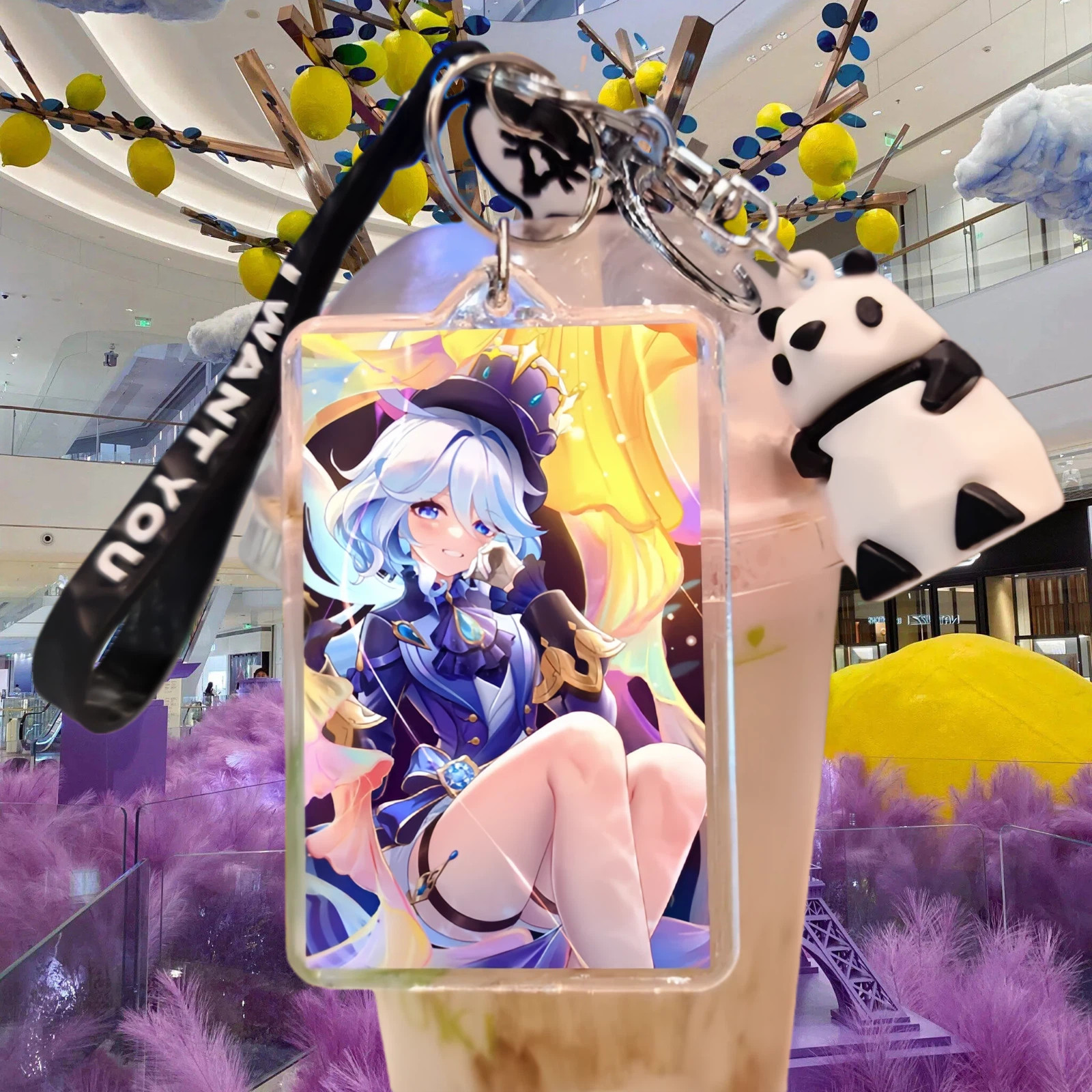 芙宁娜原神周边水神手办钥匙扣