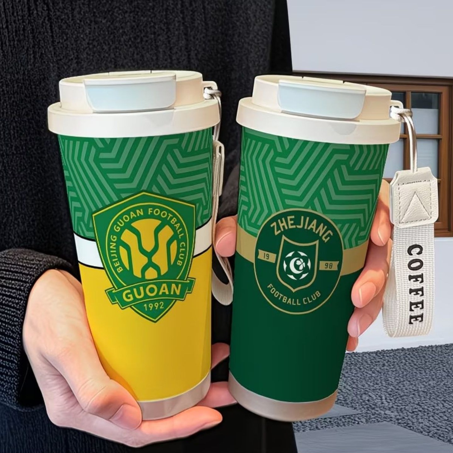 中超国安浙江球队保温杯