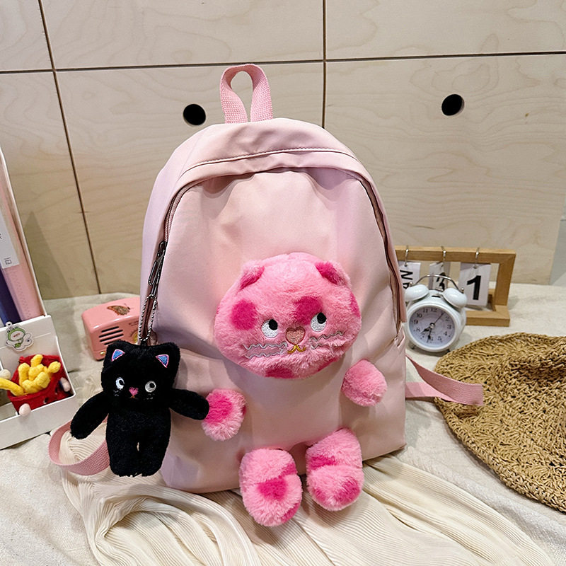 日系in小书包可爱小粉熊萌萌哒背包女双肩旅游轻便大学生逛街旅行