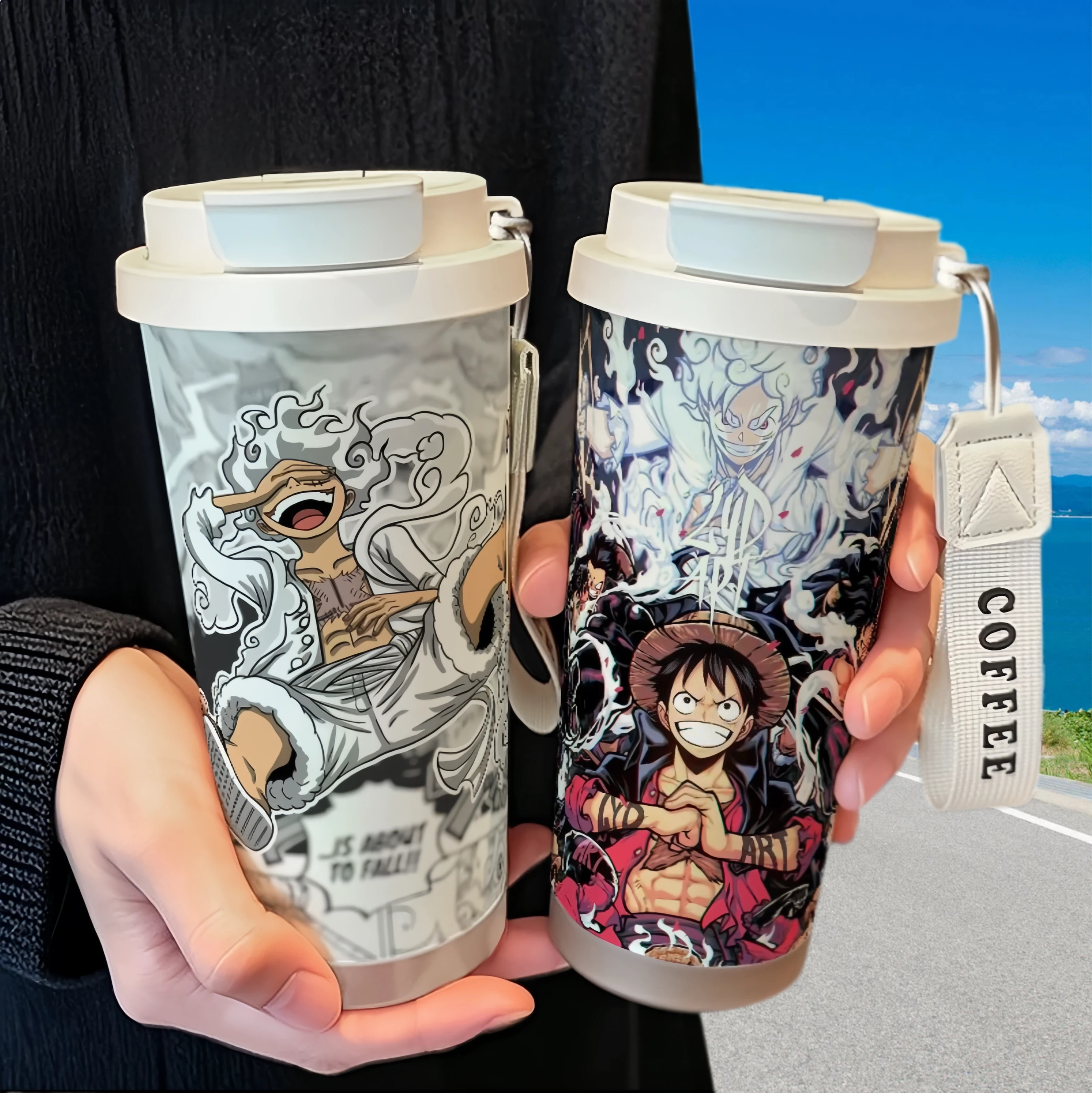 海贼王搞怪周边保温杯不