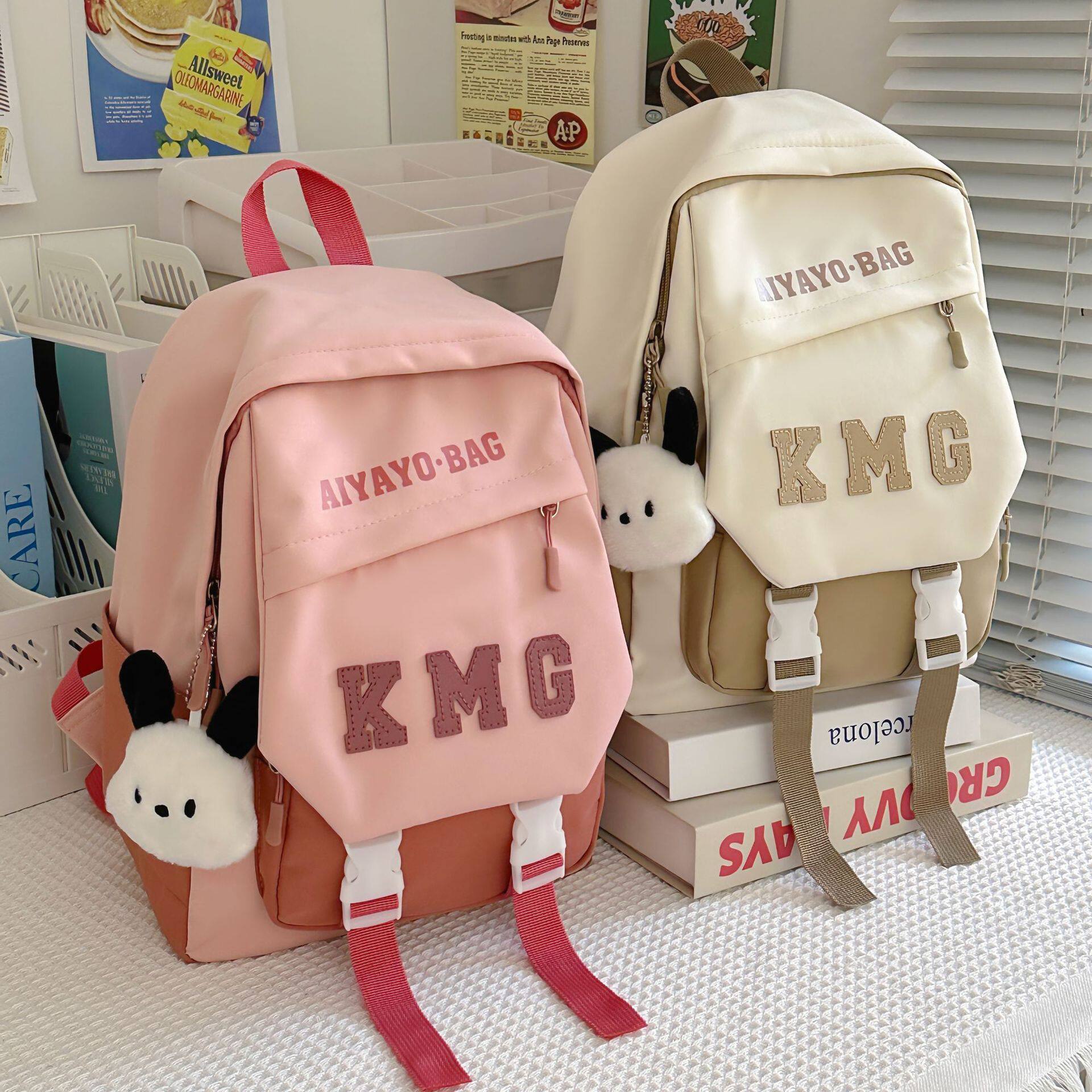 高颜值儿童春游小背包女双肩旅游轻便可爱小书包日系in甜美旅游双