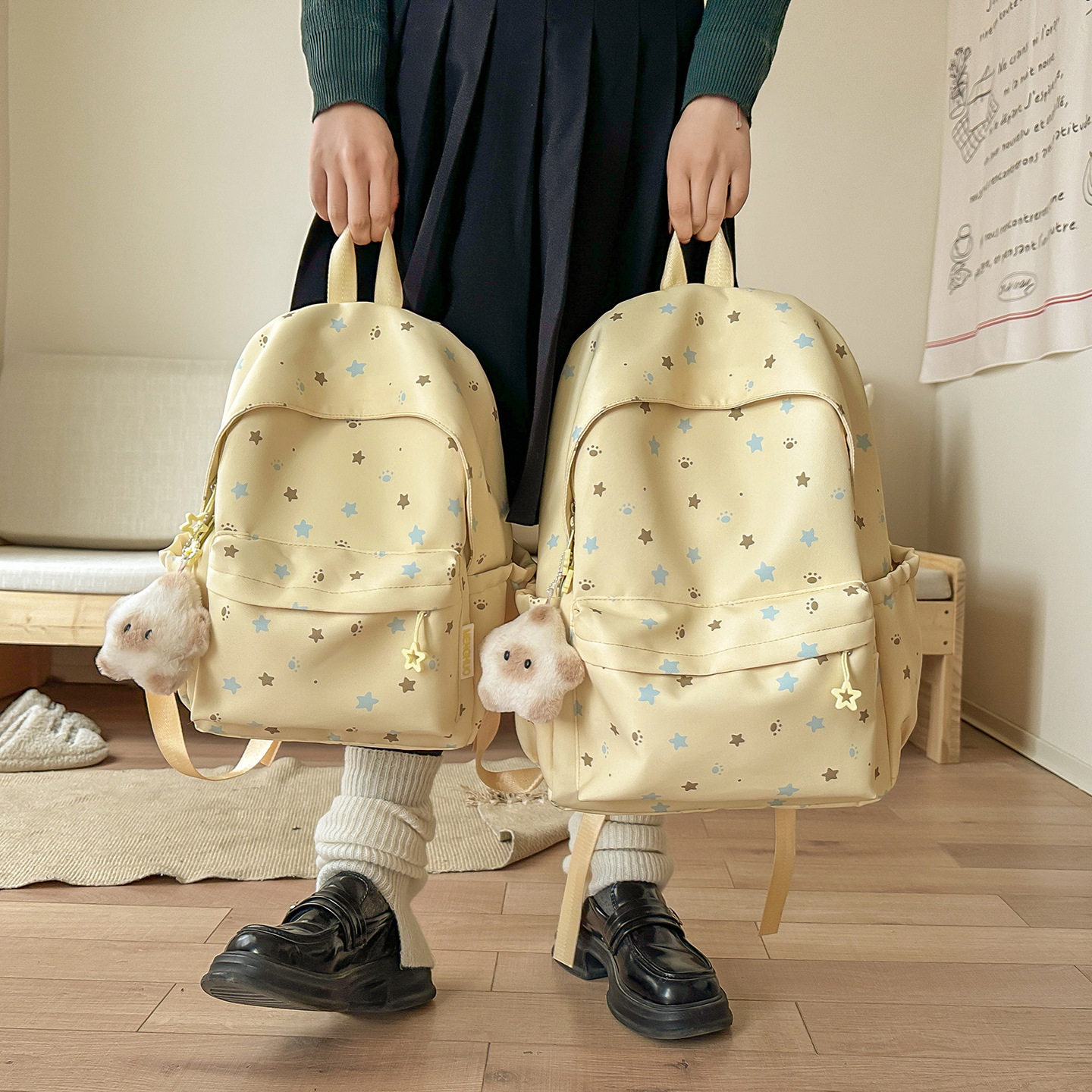 2026春季新款甜美风小学生研学春游mini背包女双肩旅游轻便高颜值