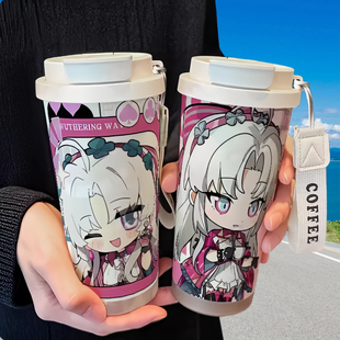 鸣潮珂莱塔可爱便携式手办周边保温杯学生儿童大容量316不锈钢水