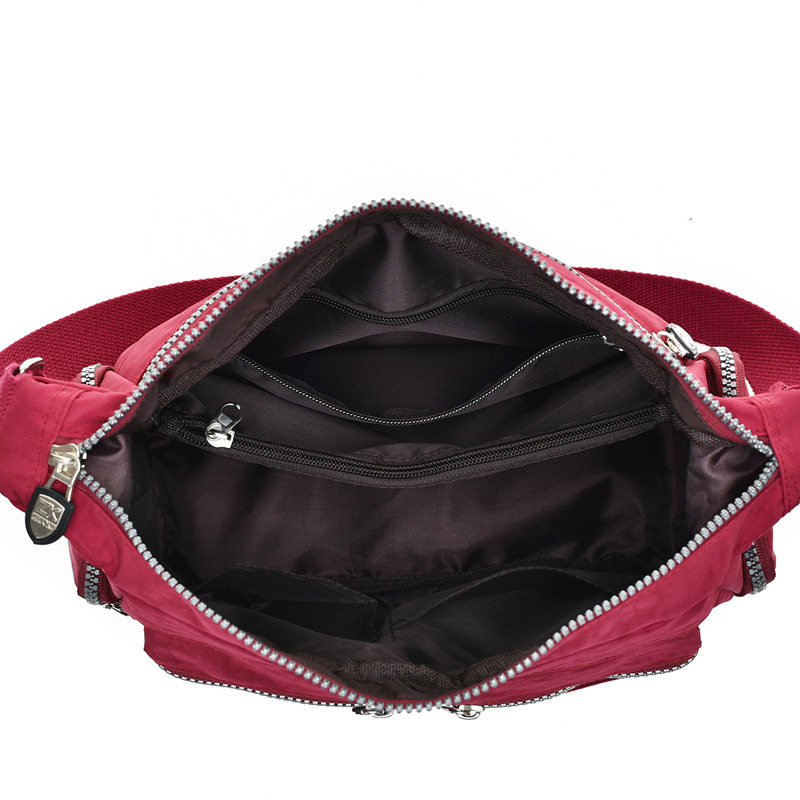 水洗尼龙包帆布女士包袋单肩斜挎手提包妈咪包包直供