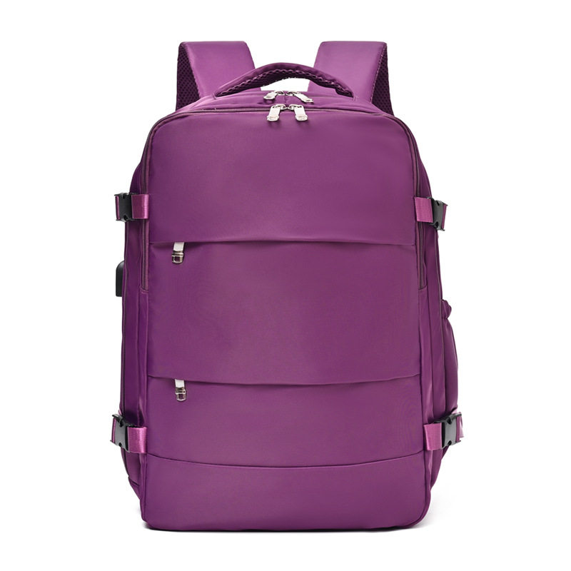 休闲多功能双肩包大容量男女休闲背包女双肩旅游轻便商务简约电脑