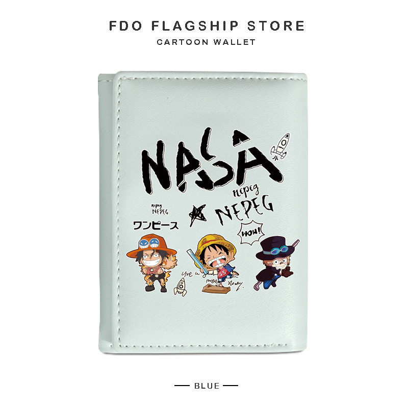 NASA宇航员短款手办周边钱包女生