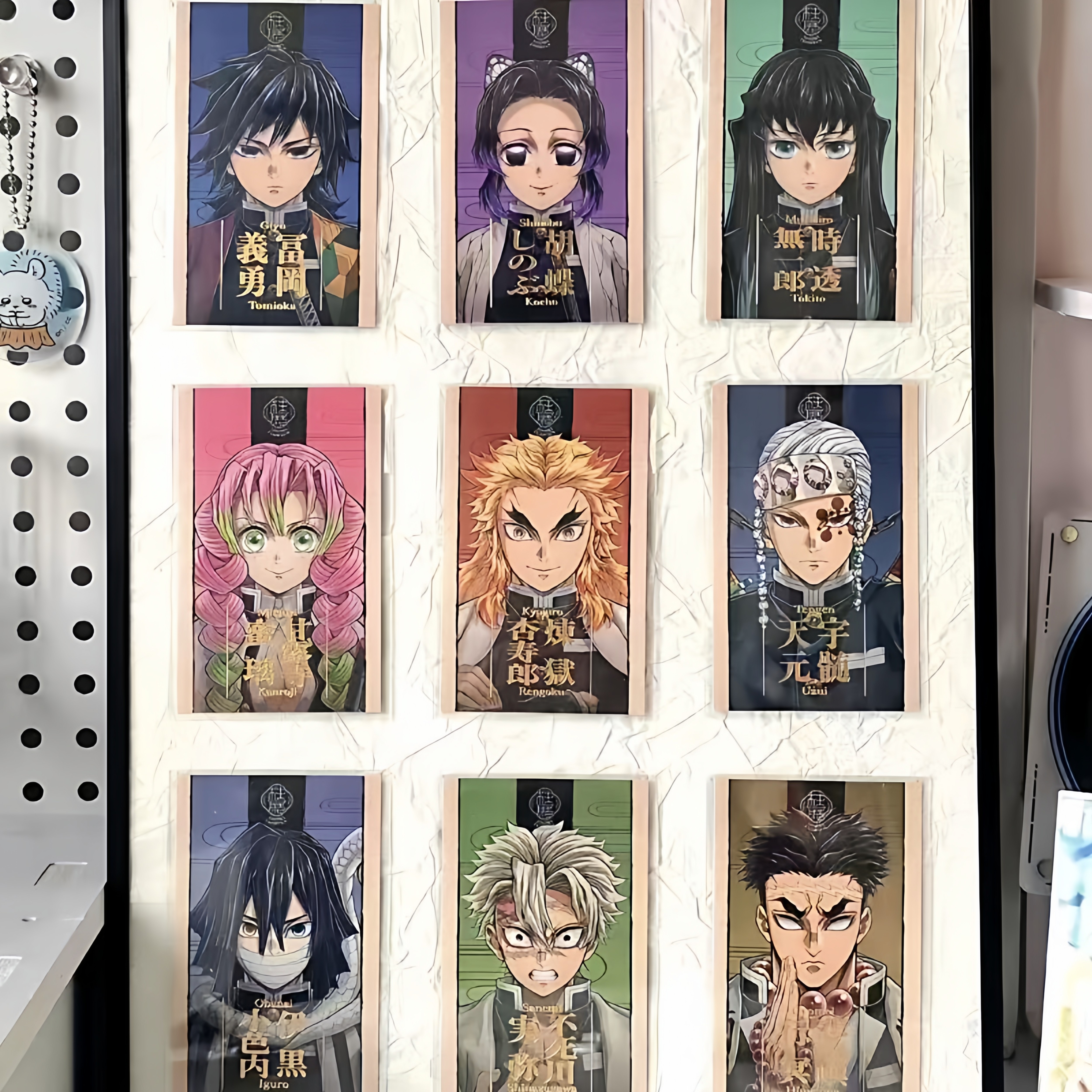 日谷鬼灭之刃柱展系列金签拍立得无一郎义勇蜜璃蝴蝶童磨忍有原袋