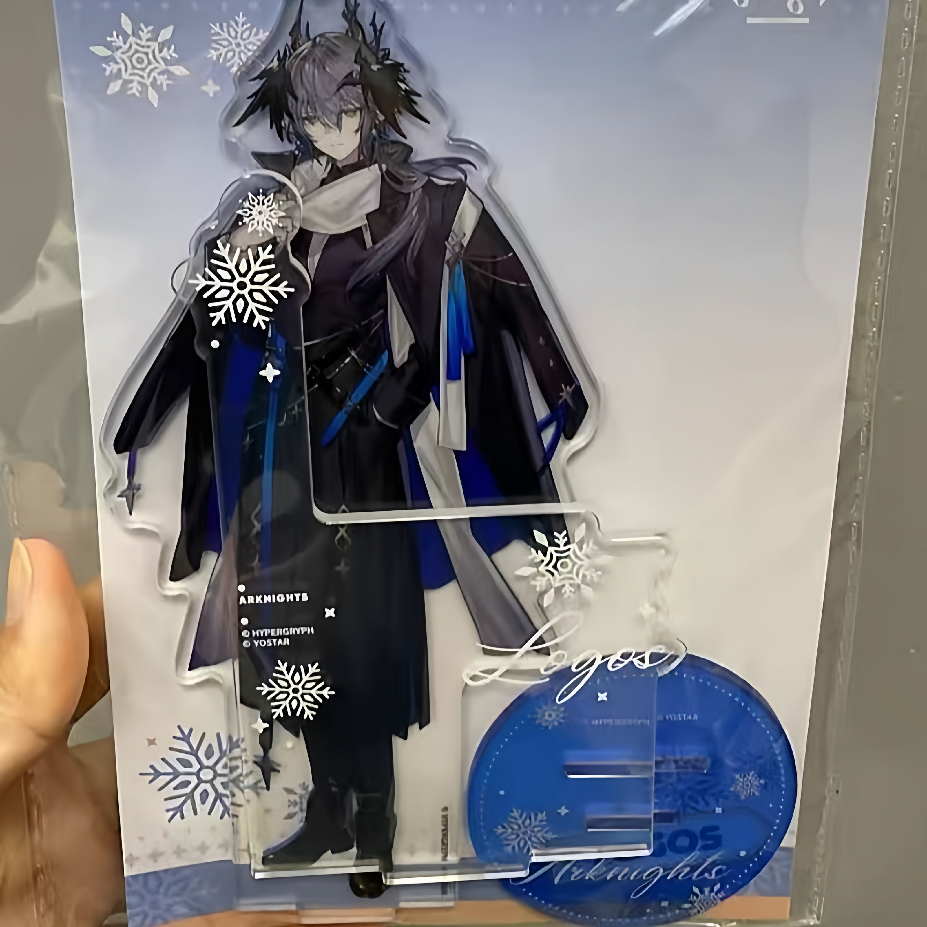 韩谷明日方舟AGF2025联动死芒爱布拉娜逻各斯拉普兰德logos立牌