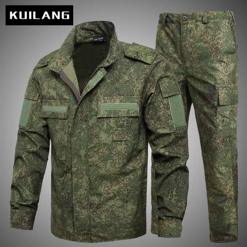 春秋特种兵俄罗斯小绿人战术迷彩服套装男正版迷彩服户外打猎服女